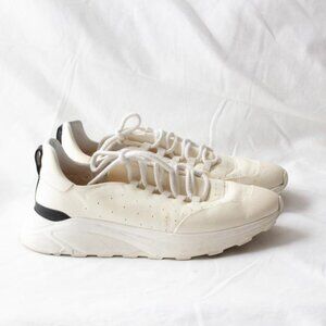 Rare Mara Bini Handmade In Italy Lightweight White Leather Sneaker Shoe 6.5